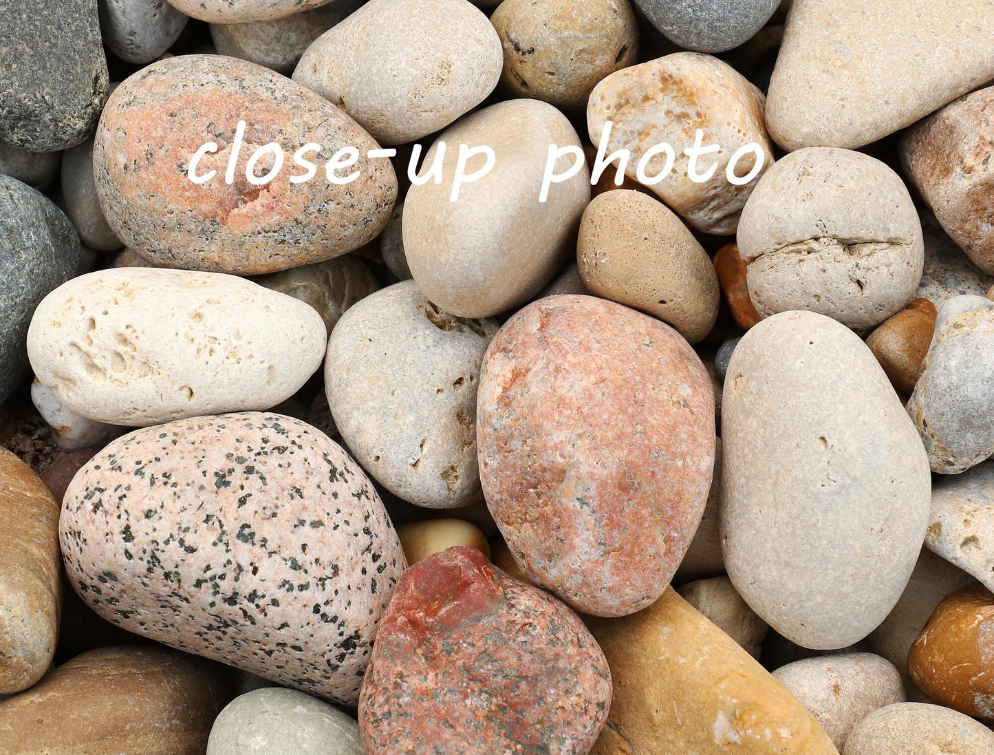 Pebbles art print, pebble beach photography, paper or canvas picture, photo of stones, rocks, Lake Michigan wall decor, sizes 5x7 to 32x48"