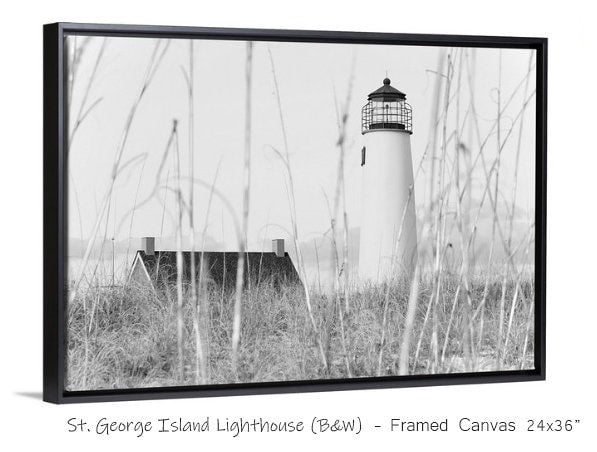 Lighthouse art photo print, black and white photography, large paper canvas picture, Florida ocean beach wall decor 5x7 8x10 11x14 to 32x48"