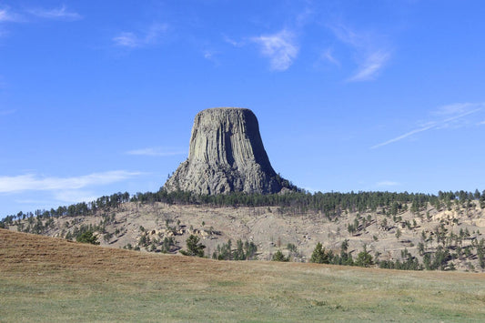 Devil's Tower photo print, Wyoming art, American West photography wall decor, large paper or canvas picture 5x7 to 32x48"