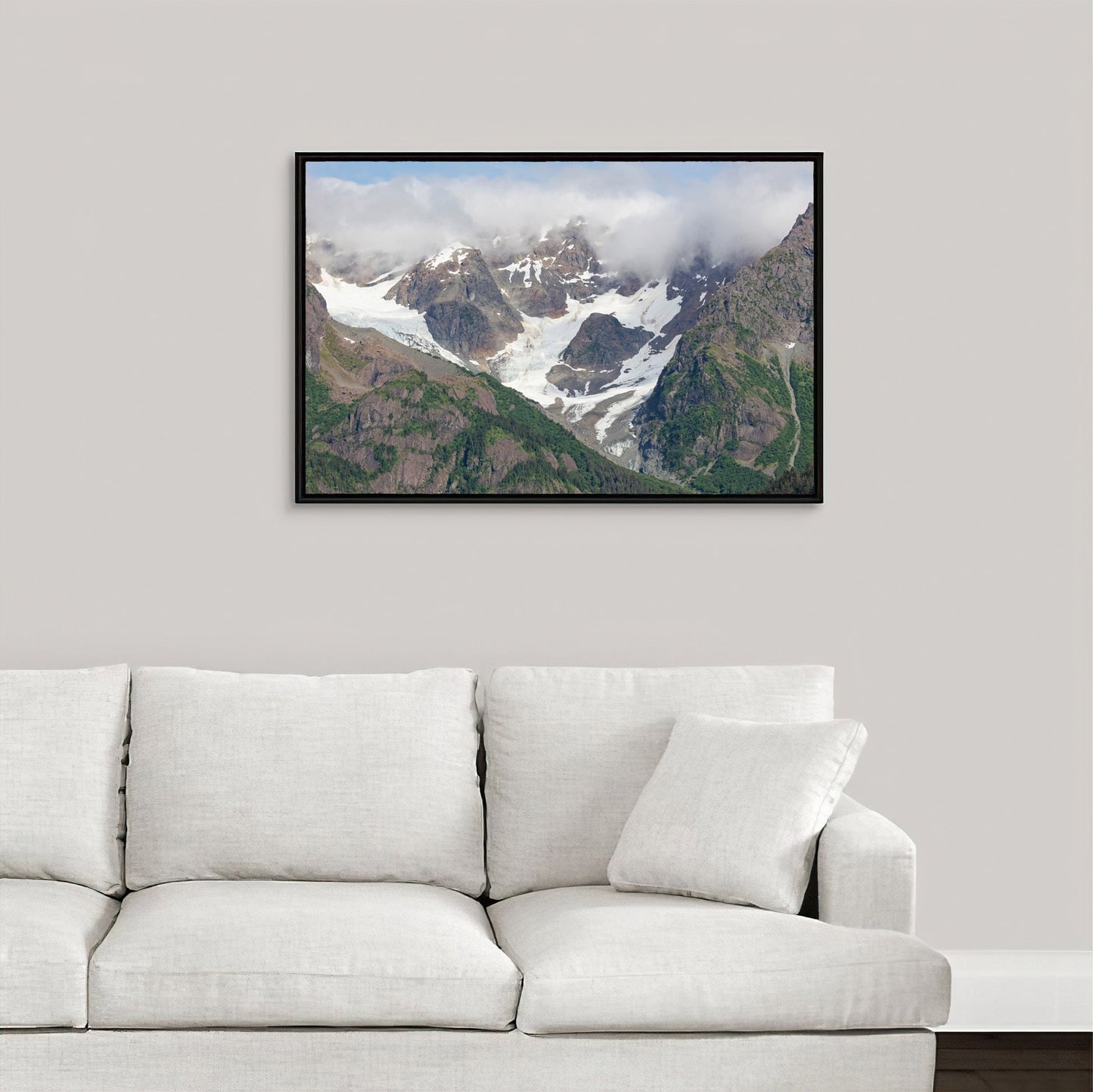 Alaska print, Kenai Peninsula photo, Seward wall art, Alaska decor, mountain photography, large paper or canvas picture, 5x7 to 40x60"