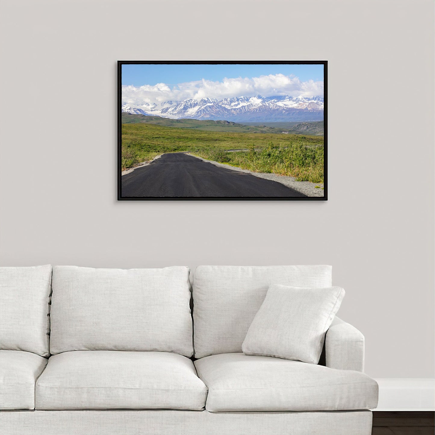 Alaska photo print, Denali Highway photo, mountains photography, Alaska wall art decor, large paper or canvas picture, 5x7 to 40x60"
