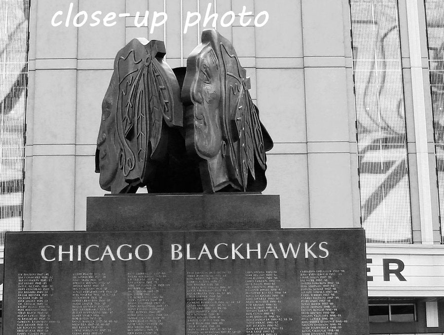 Chicago Blackhawks photo print, paper or canvas, large United Center wall art decor, sports photography gift, 5x7 8x10 to 32x48 inches