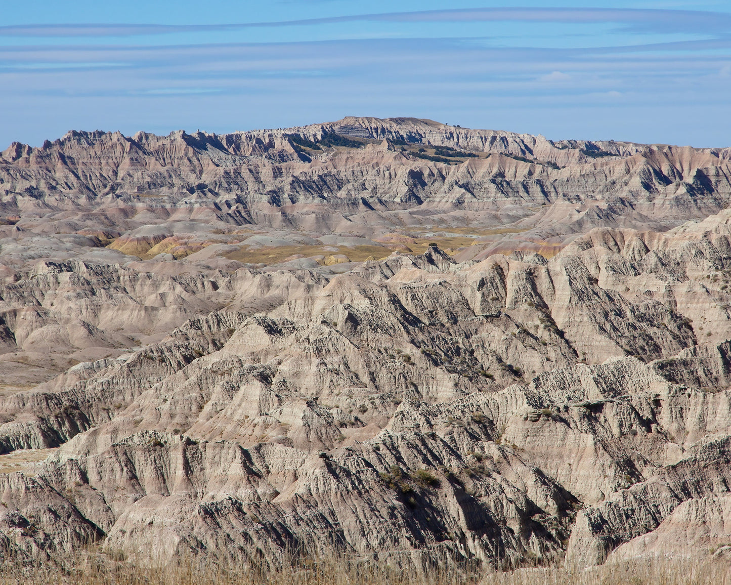 Badlands photo print, black and white South Dakota wall art, National Park photography decor, large paper or canvas picture, 5x7 to 20x30"