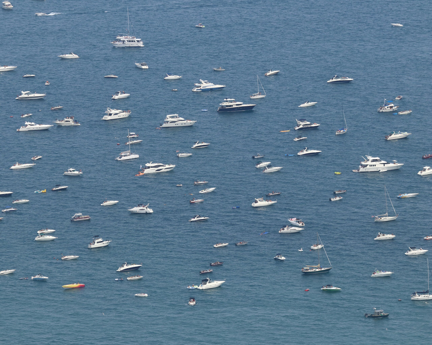 Boats on Lake Michigan, nautical wall art, Chicago lake print, nautical decor, large nautical print, unframed, framed, canvas, 5x7 to 32x48"