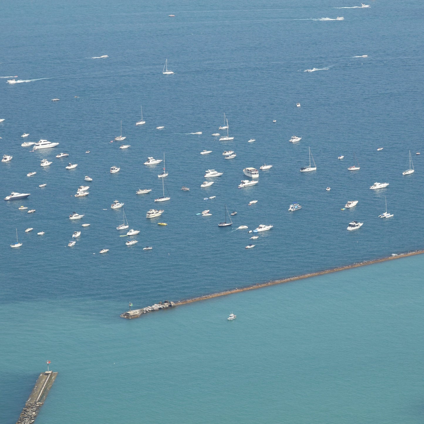 Chicago boats on Lake Michigan, nautical wall art, Chicago harbor print, nautical decor, large nautical print, framed, canvas, 5x7 to 40x60"