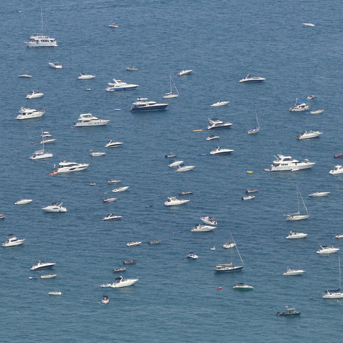 Boats on Lake Michigan, nautical wall art, Chicago lake print, nautical decor, large nautical print, unframed, framed, canvas, 5x7 to 32x48"